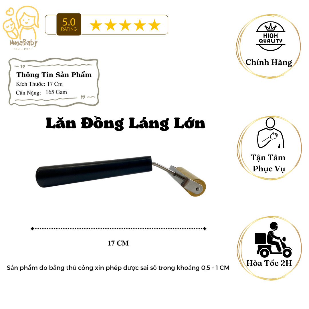 Dụng cụ diện chẩn - lăn đồng láng lớn - hãng vinamassage
