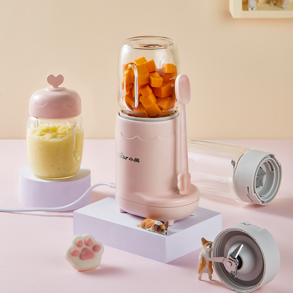 CHÍNH HÃNG Máy xay thực phẩm ăn dặm cho trẻ em Bear LLJ-C04J1