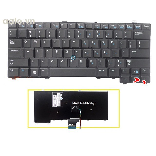 Bàn phím laptop Dell Latitude E7440 - Keyboard Dell