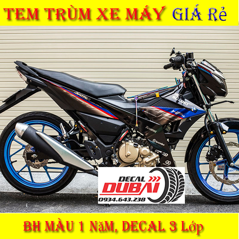 Tem trùm Satria Raider Hp4 Siêu Đẹp
