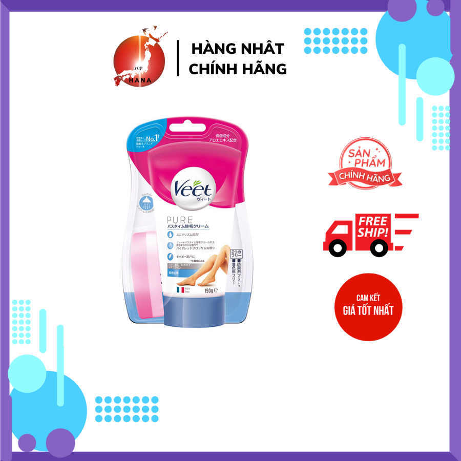 Kem tẩy lông Veet Nhật Bản dành cho da nhạy cảm
