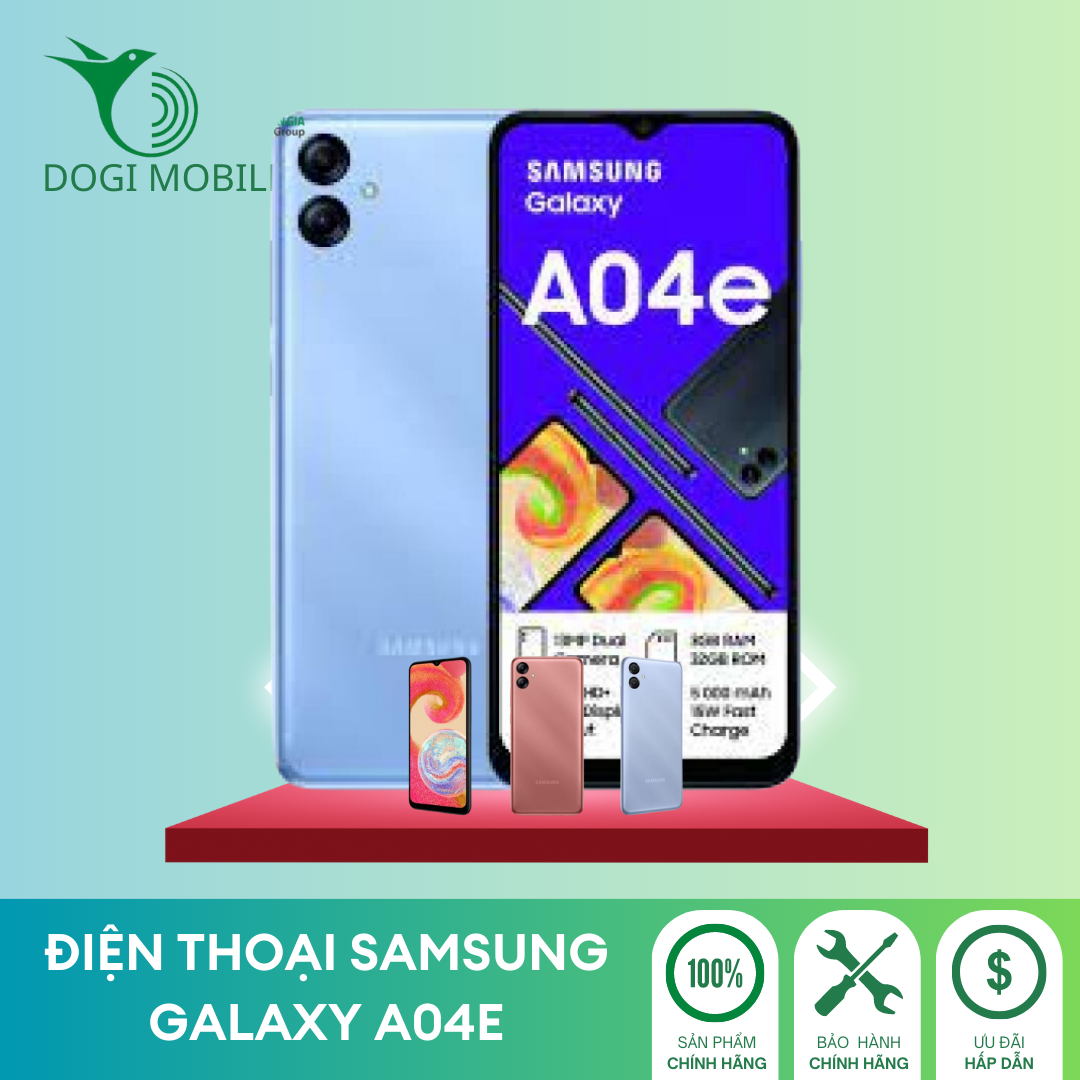 Điện thoại Samsung Galaxy A04e - Hàng chính hãng