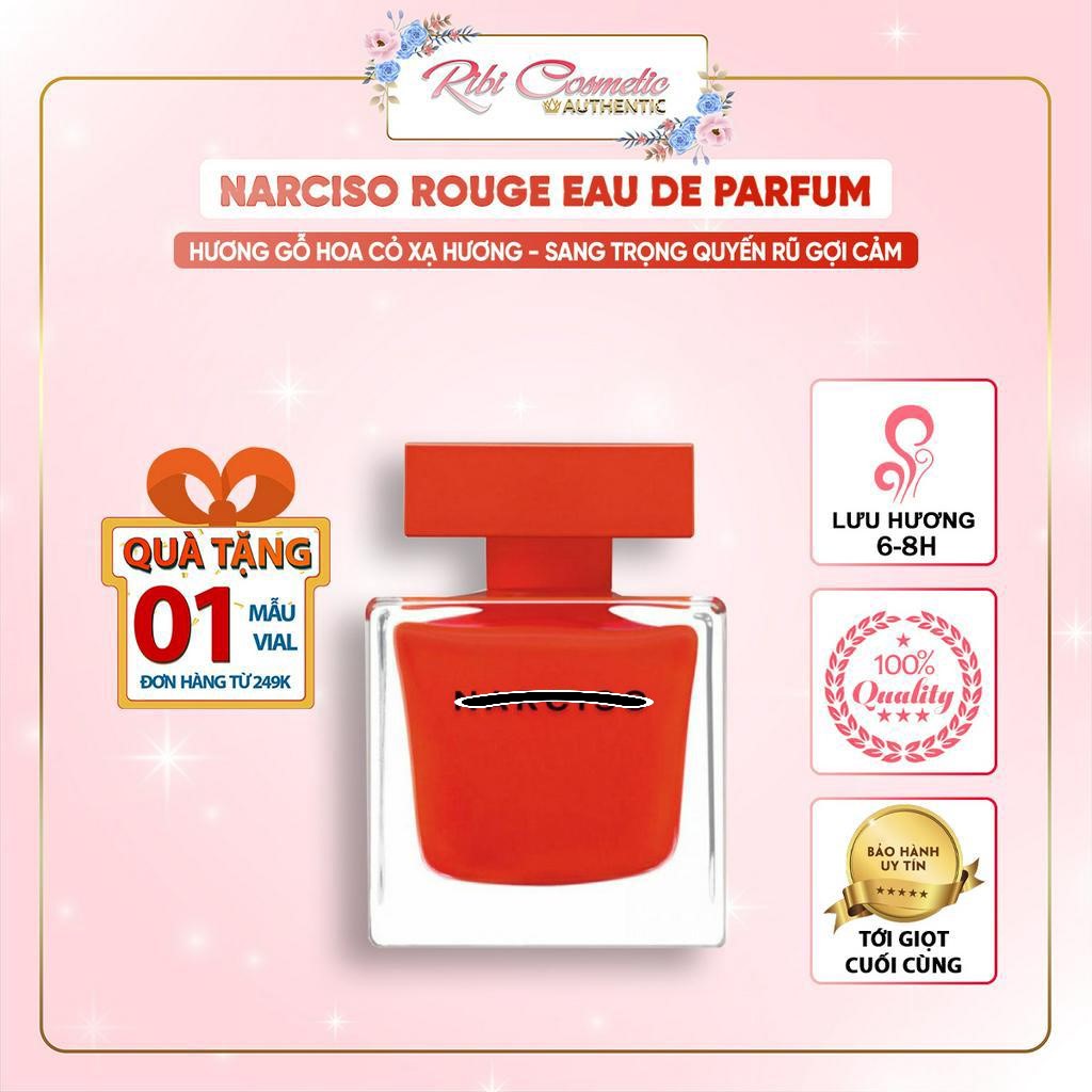Nước hoa nữ hương phấn Nar Đỏ lùn RibiCosmetics
