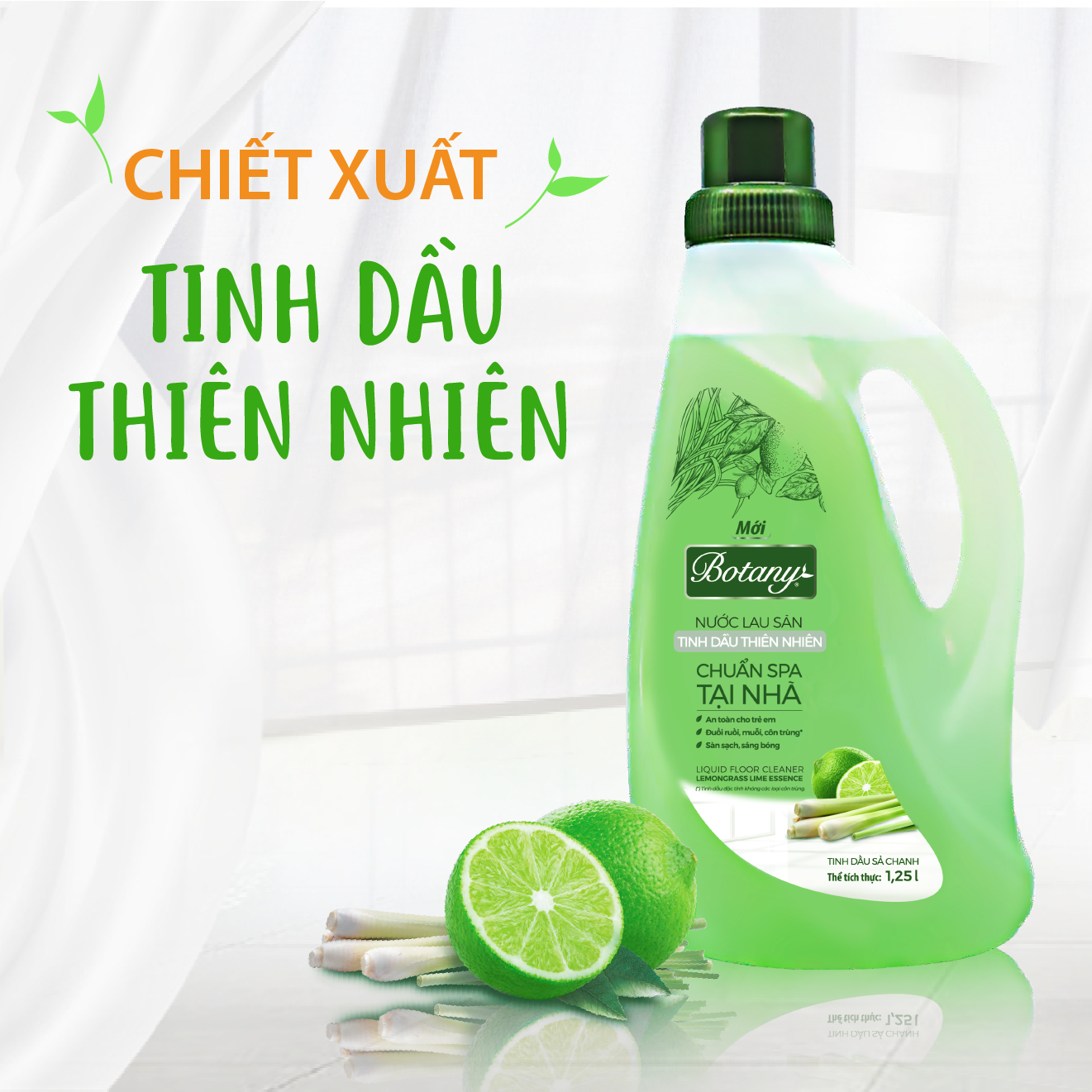Nước lau sàn Sả Chanh Botany