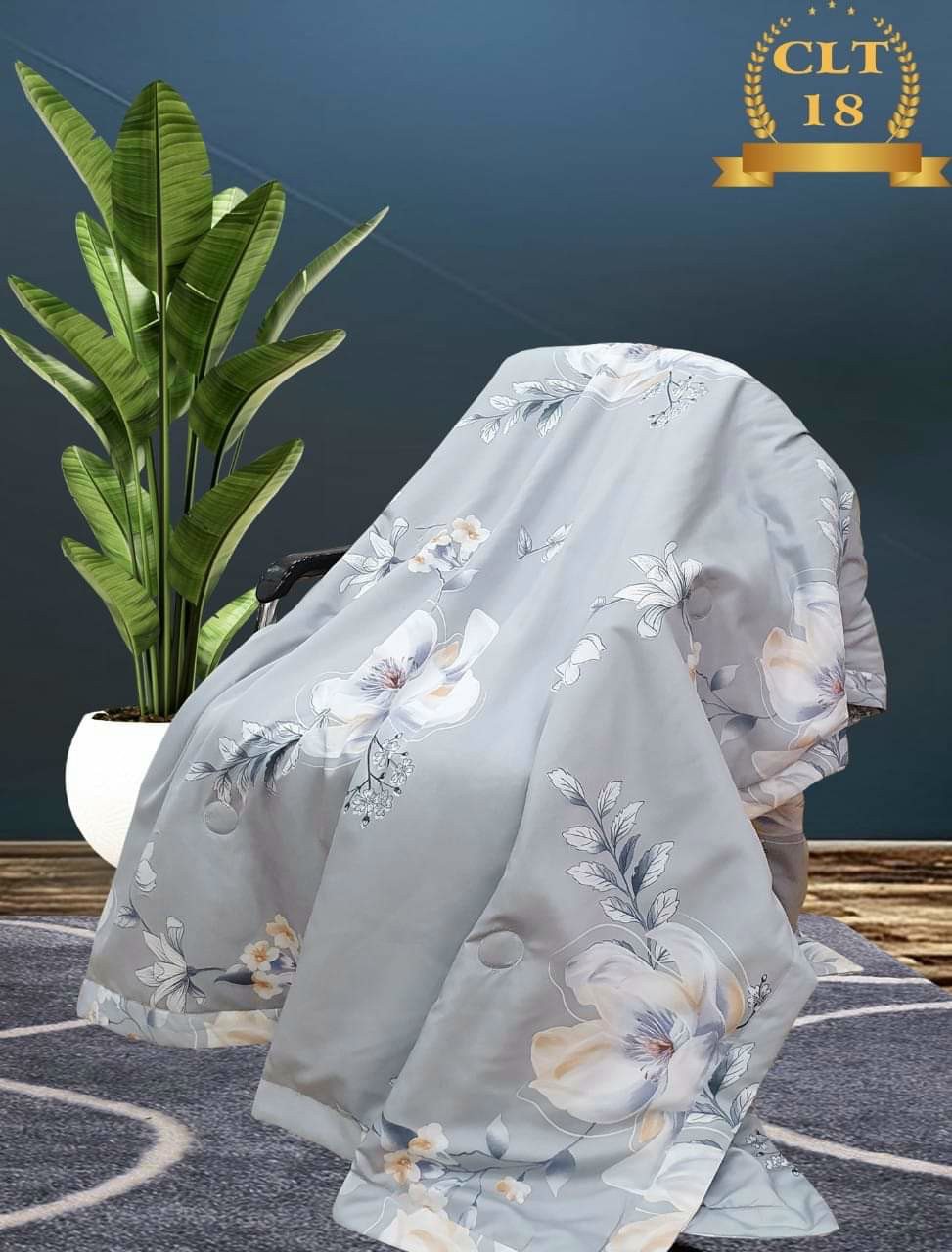 Chăn hè chăn mền chăn lụa TENCEL hàng cao cấp mẫu mới hoa sao 2m x2m3 hàng 2 mặt hoa