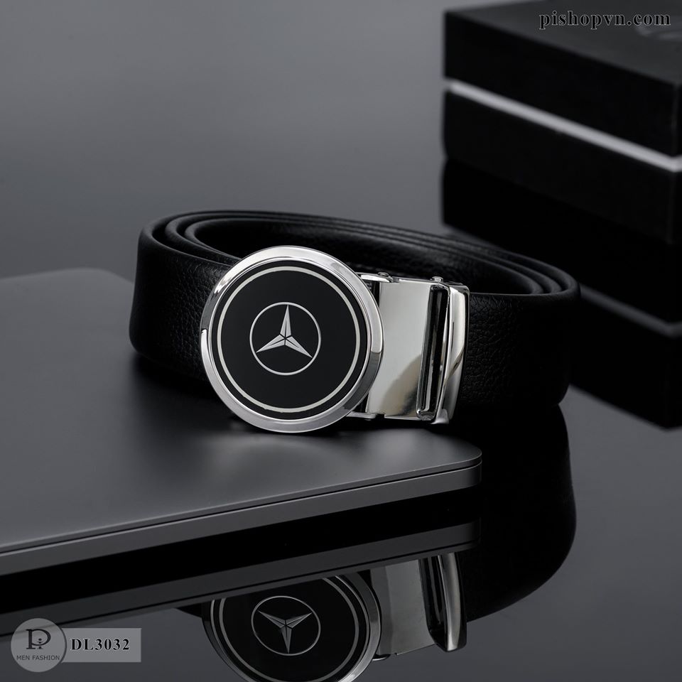 Thắt lưng da Mercedes nam đẹp giá rẻ hàng cao cấp full box - DL3032