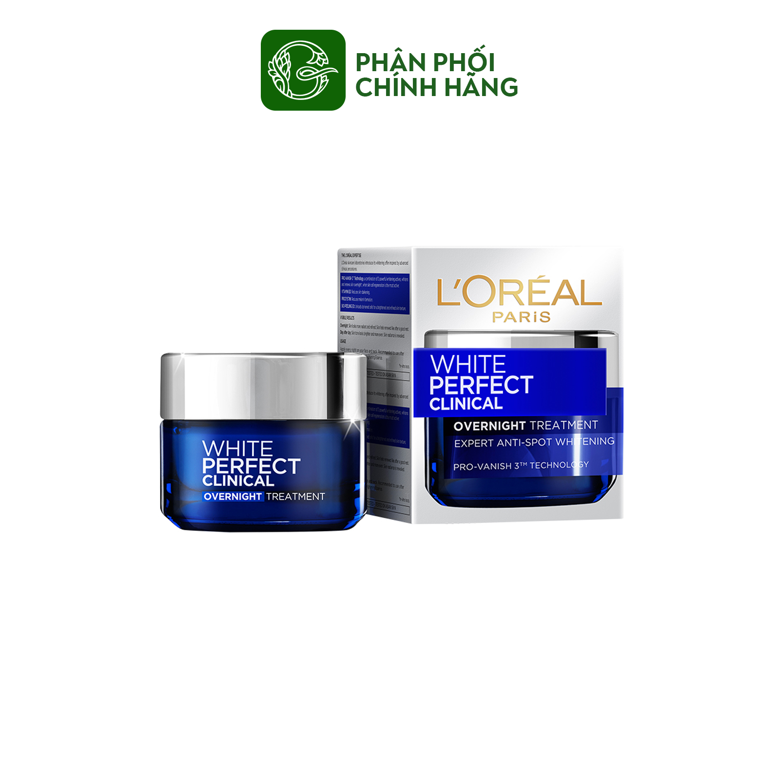 Kem Dưỡng Ban Đêm L'Oréal White Perfect Clinical 50ml