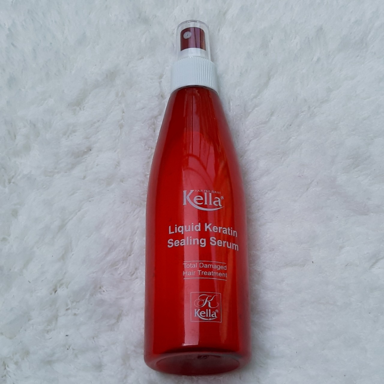 [HCM] Xịt dưỡng tóc Kella 250ml phục hồi hư tổn liquid Keratin sealing serum  nuôi dưỡng mái tóc 250ml (đỏ)