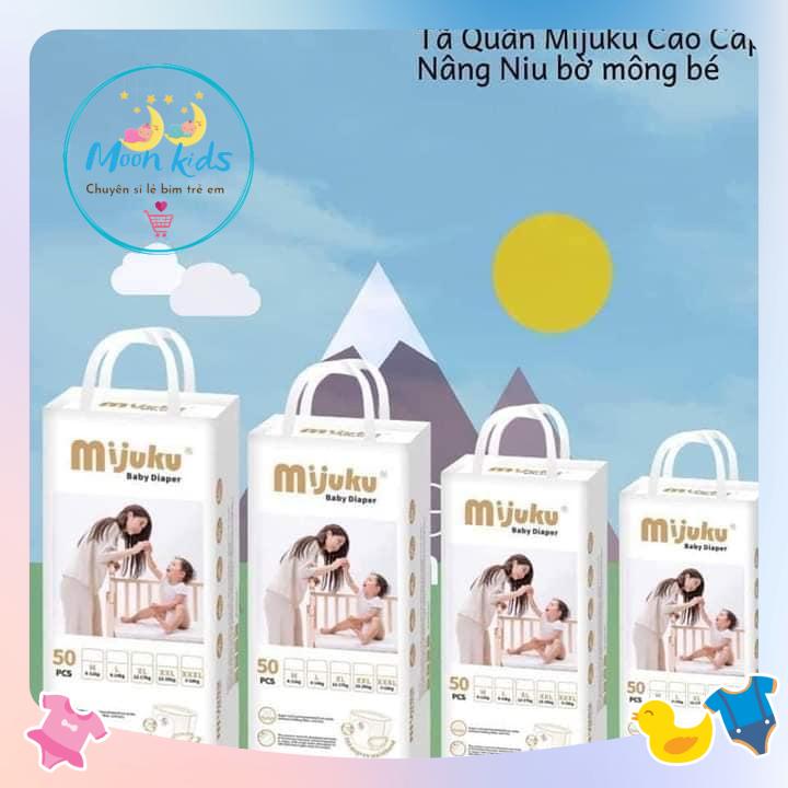 (HCM) 100 bỉm quần Mijuku cao cấp cho bé siêu thấm hút Anh Đức Kids