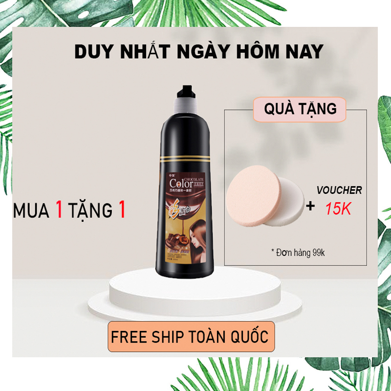 (FREE SHIP 18K ) THUỐC NHUỘM TÓC CAO CẤP HÀNG HÀNG NỘI ĐỊA TRUNG LÊN MÀU ĐẸP GIỮ MÀU TỐT (kèm quà tặng trên mỗi đơn hàng)