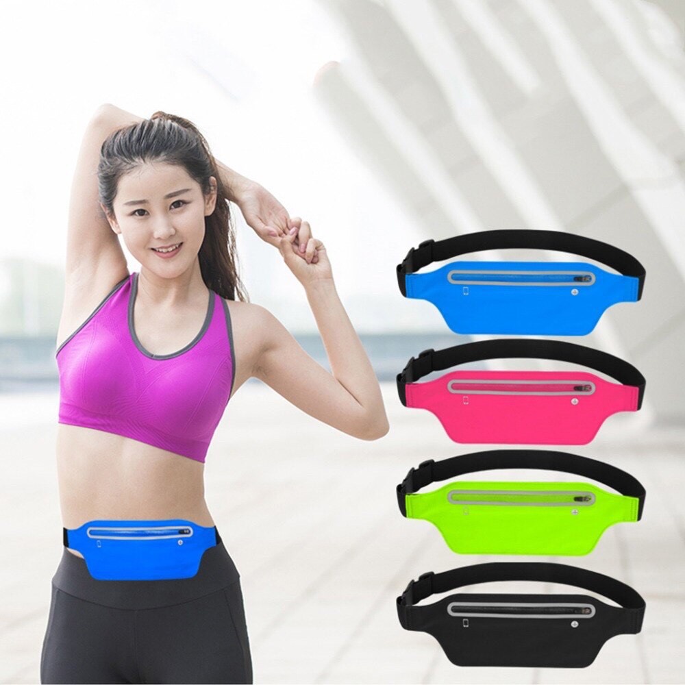 Túi đeo hông thể thao, chạy bộ mỏng nhẹ chống thấm nước-Túi bao tử thể thao nam nữ- Túi đeo bụng đẹp