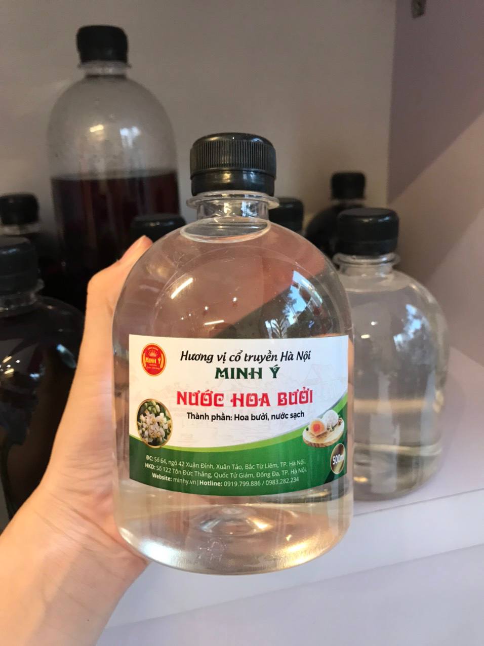 Nước Hoa bưởi chưng cất đậm đặc - 500ml
