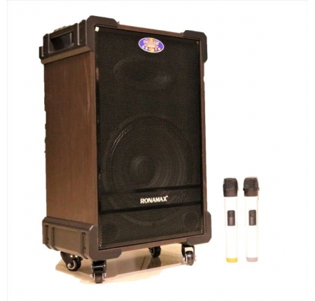 [HCM]LOA KÉO RONAMAX MT12 bass 30cm kèm 2 mic không dây