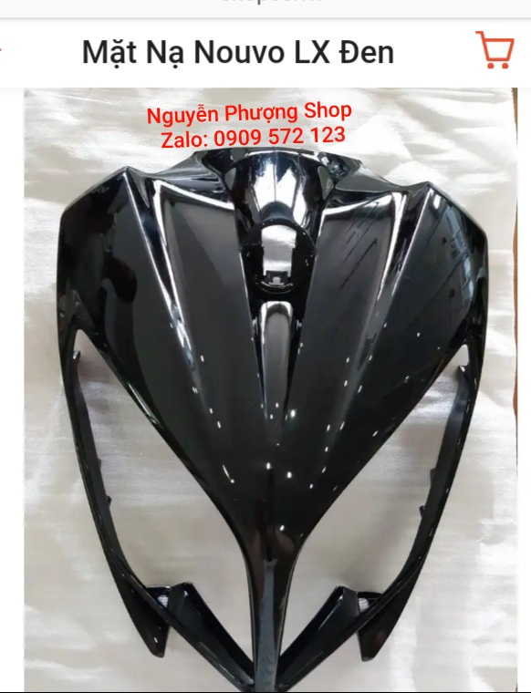 Mặt nạ nouvo lx zin hãng màu đencó đủ màu