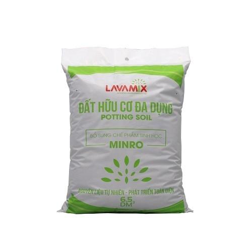 Đất trồng cây, đất sạch hữu cơ LAVIMIX (6.5 dm3) trồng rau, trồng hoa hồng, cây hoa kiểng, cây ăn trái