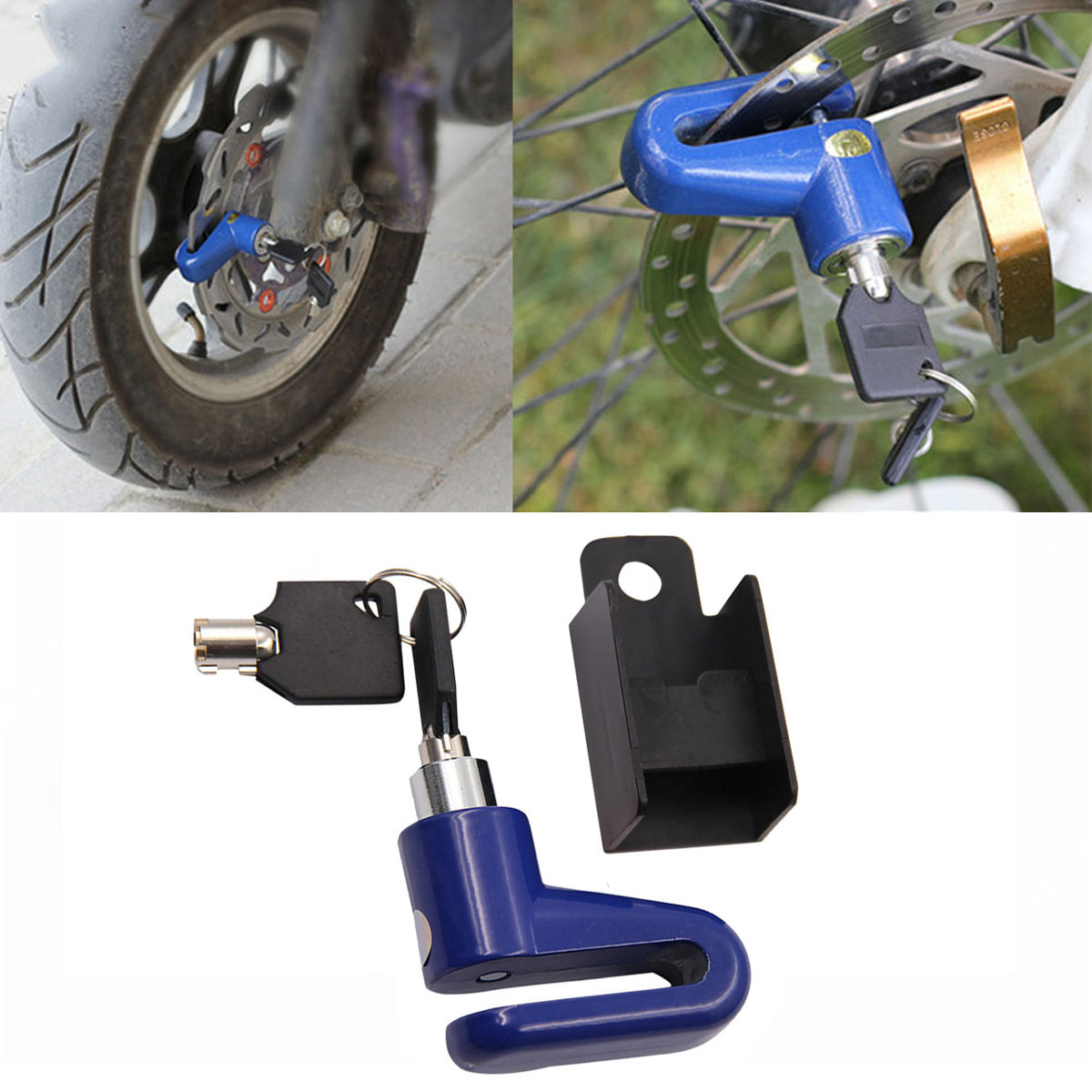 Khóa Đĩa Xe Đạp Chống Trộm An Toàn Khóa Phanh Đĩa Xe Máy Xe Đạp Điện Nhỏ Gọn Tiện Dụng KAVISOTA