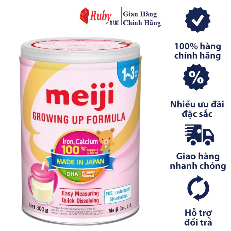 Sữa bột meiji nhập khẩu số 1 lon 800g