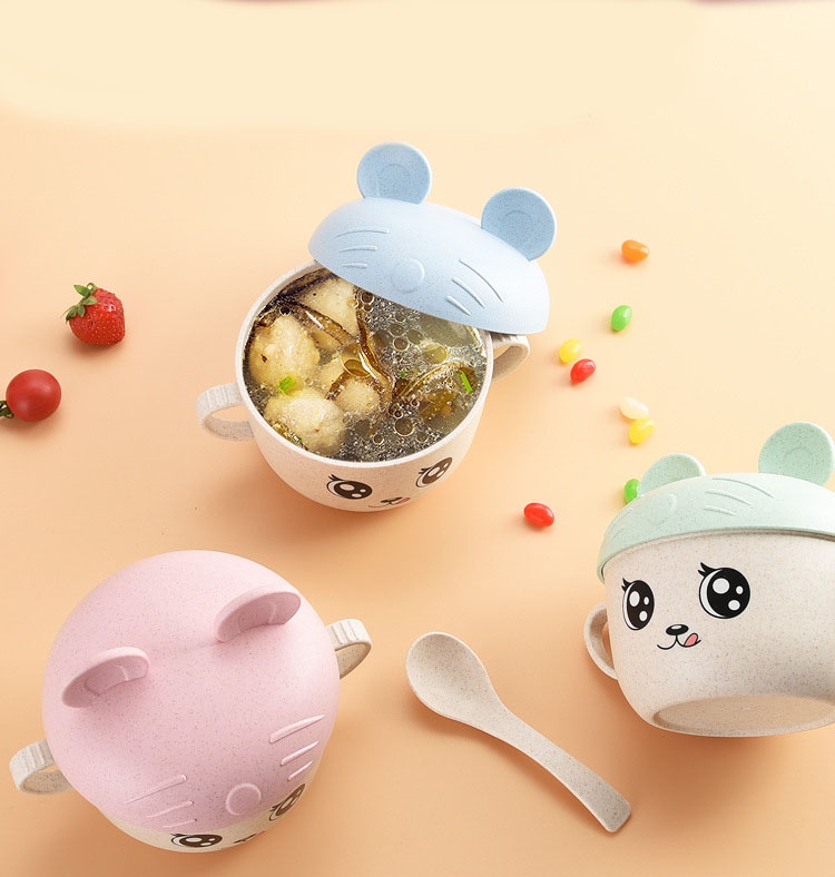 Bát thìa lúa mạch Mickey