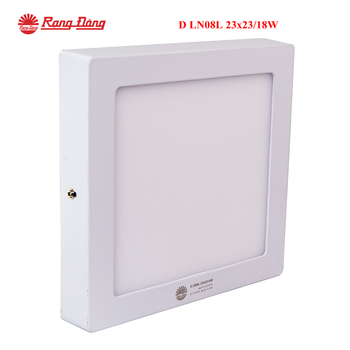 Đèn LED Ốp trần Vuông 18W Rạng Đông - D LN08L Chính hãng