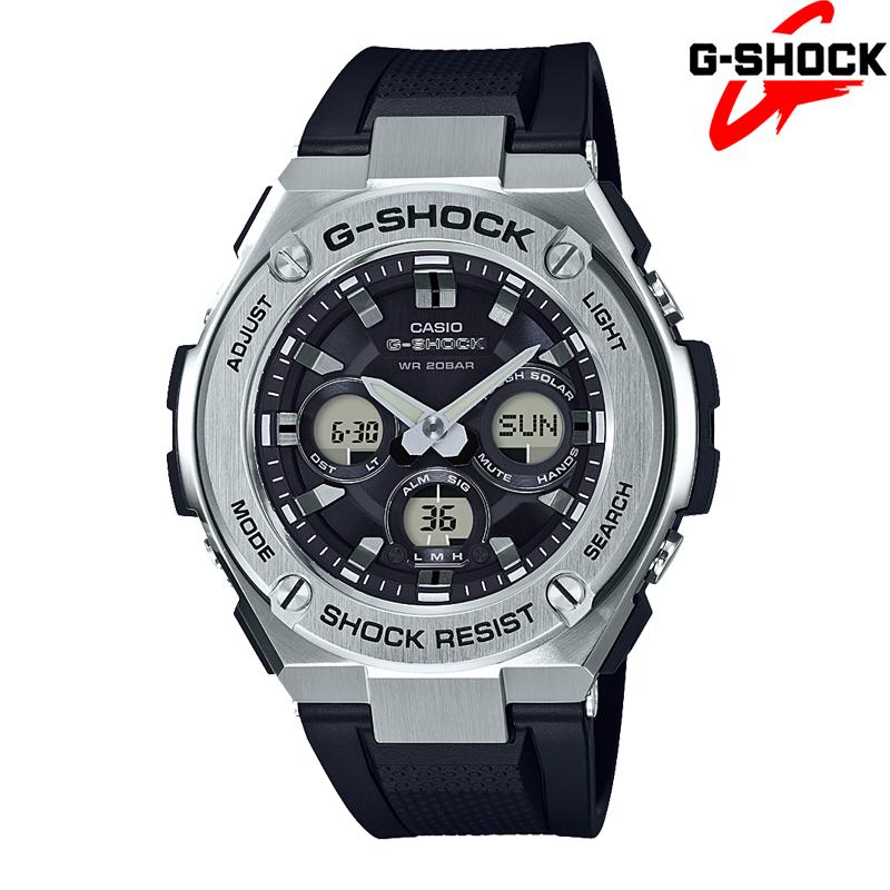 Đồng hồ nam dây cao su G-SHOCK GST-S310-1A Năng Lượng Mặt Trời