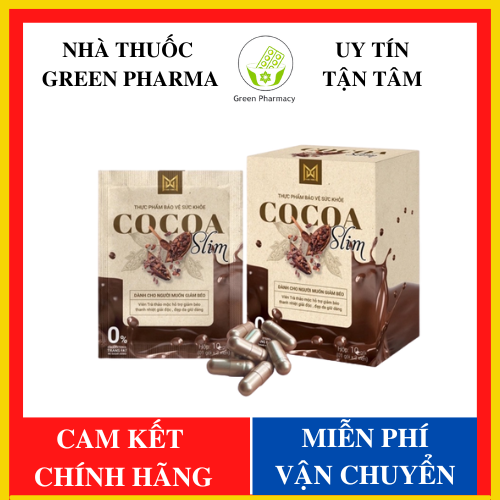 [CHÍNH HÃNG – GIÁ SỈ] Giảm Cân Cocoa Slim Giảm Siêu Mạnh An Toàn - Green Pharma 1