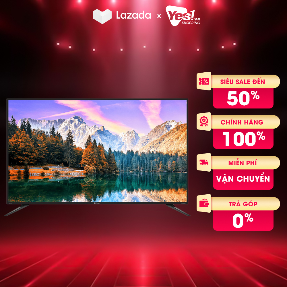 Smart Tivi Casper 58 inch 4K 58UX5200 (58") - Bảo hành chính hãng  - Voucher 10% lên đến 800K