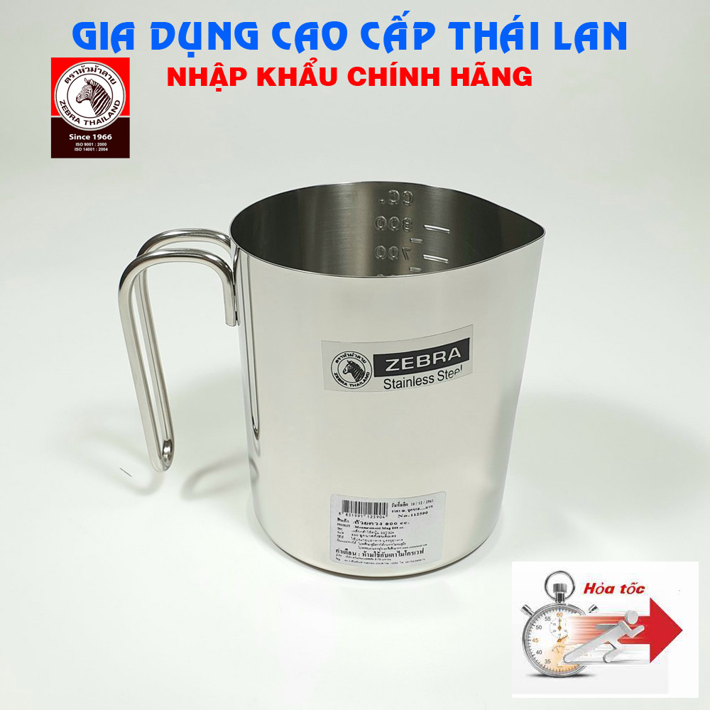 Ca đong thể tích 800ml zebra 112590