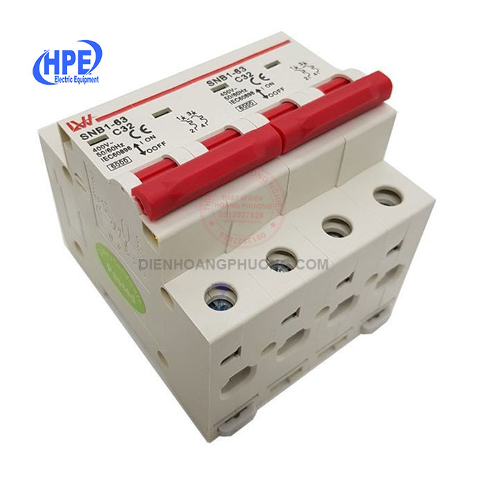 Cầu dao đảo chiều 2 pha dạng aptomat