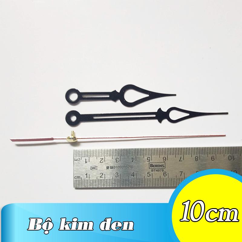 Combo 2 Bộ kim đồng hồ màu đen 10cm