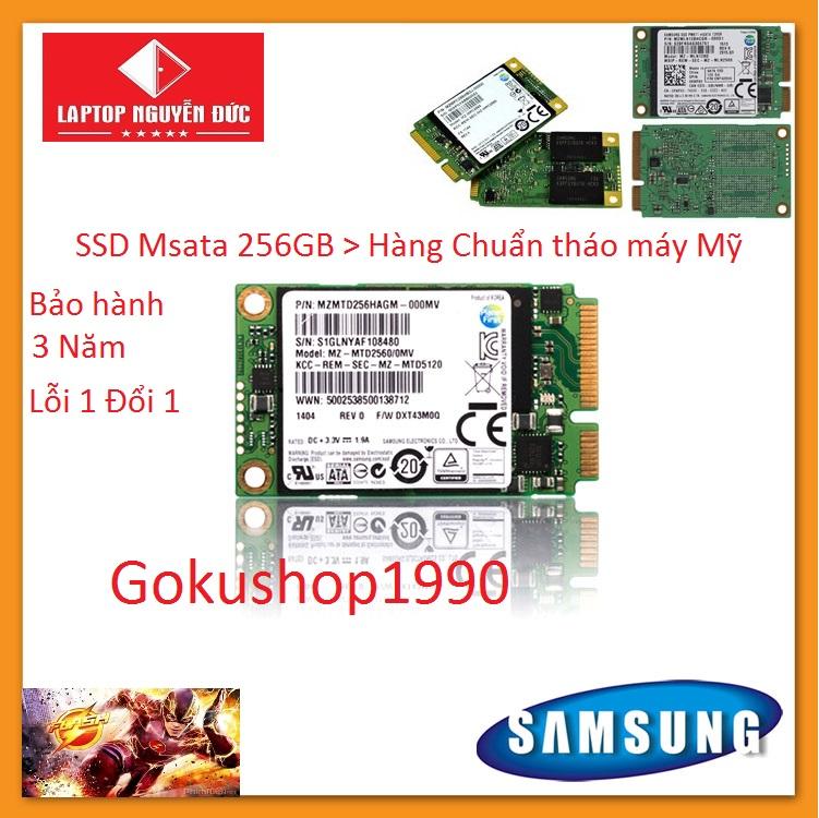 Ổ cứng cho laptop samsung 256gb chuẩn msata - hàng xịn chuẩn tháo máy bảo hành 3 năm
