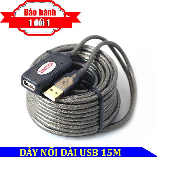 Cáp usb nối dài unitek y/u-265 15m có ic khuyếch đại - y/u-265