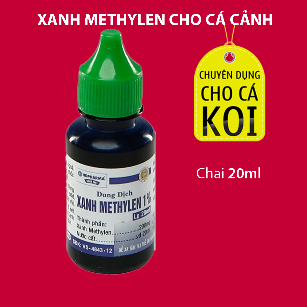 Xanh Methylen cho cá có hướng dẫn cách sử dụng cách phòng và xử lý nấm cá cảnh giá luôn tốt mua nhiều giảm giá