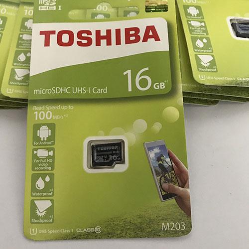 Thẻ nhớ micro SD toshiba 16GB M203 SDHC 100Mb/s(1)
