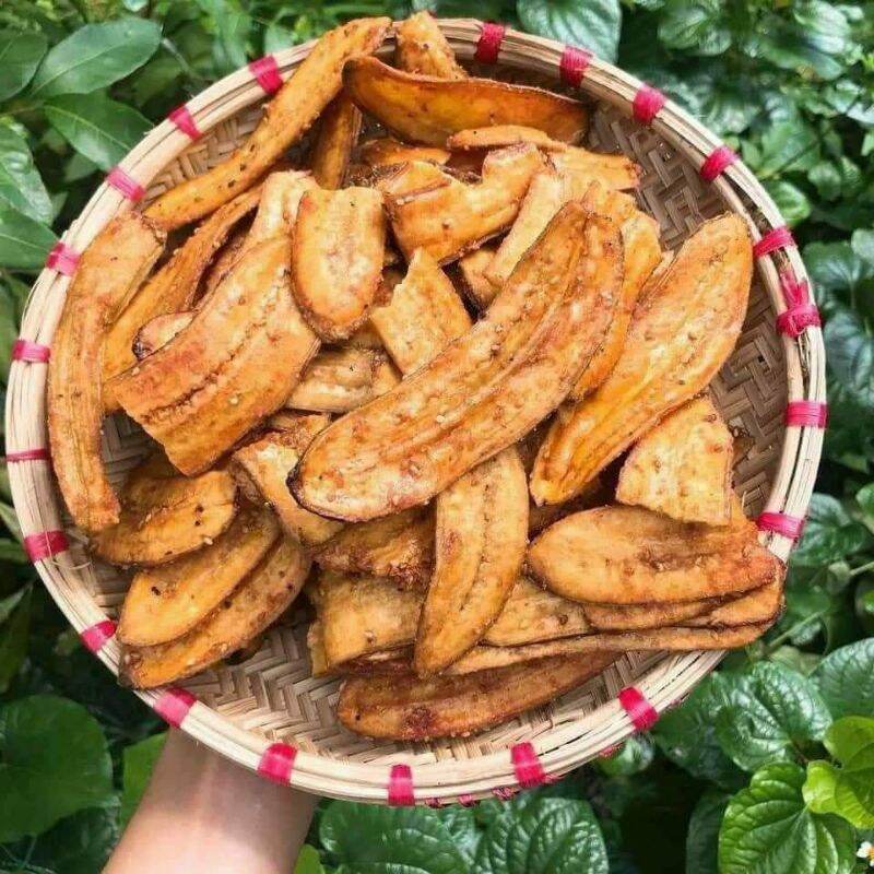 Snack Chuối sấy mè giòn thơm ngon - 200gr