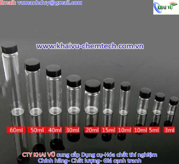 Chai thủy tinh 20ml - Lọ thủy tinh 20ml