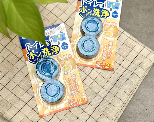 Set 02 viên thả bồn cầu diệt khuẩn - Hương Cam