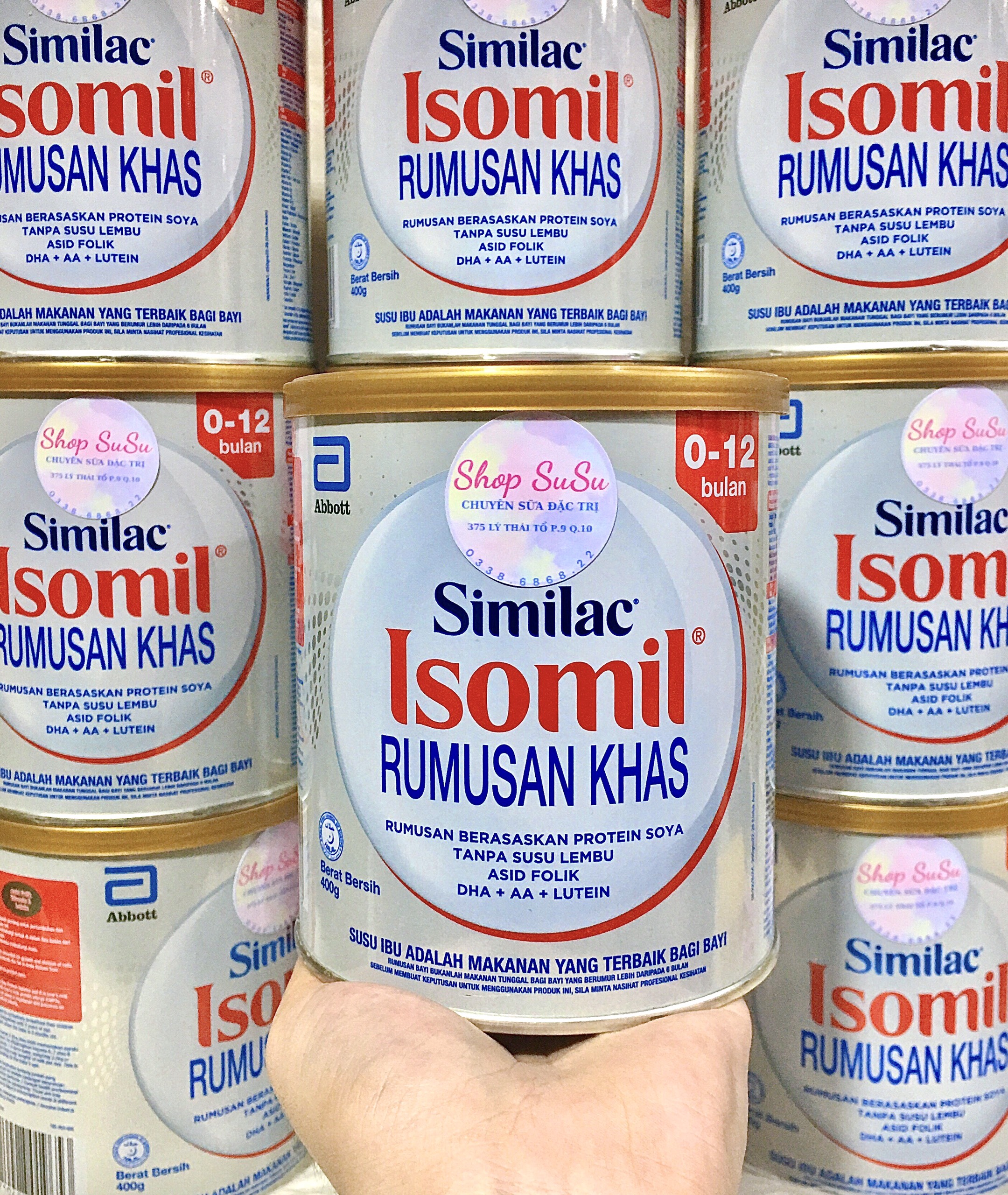 DATE MỚI NHẤT Sữa Isomil - Isomil Plus 400g dành cho trẻ dị ứng đạm