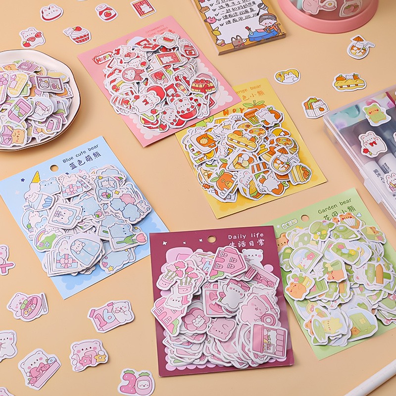 Set Sticker 200 miếng (100 mẫu x 2 miếng)