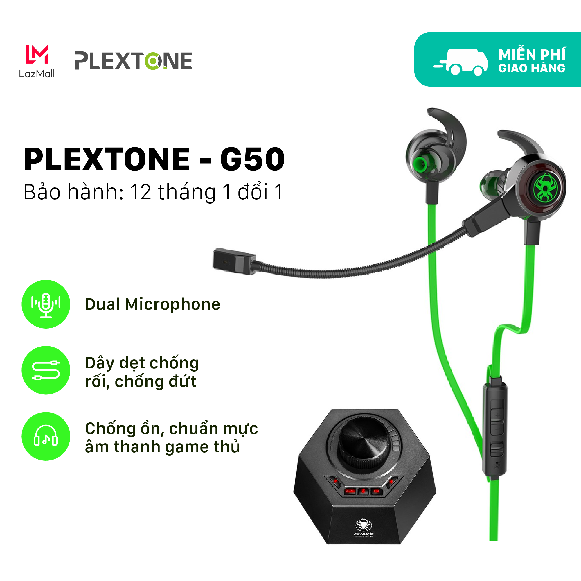 Tai nghe cao cấp kèm DAC 7.1CH giả lập âm thanh đa chiều, tai phone xịn chơi Game và Nghe nhạc đều hay Plextone G50 có rung +GameDSP GS5 tương thích với Laptop, PC và Máy Tính dành cho Game thủ chuyên nghiệp.