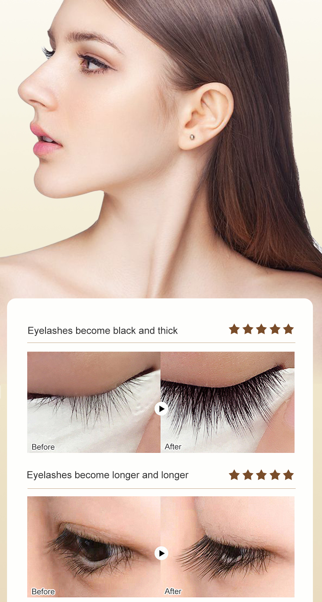 OEDO 3 cây serum làm dài và dày lông mi cung cấp dưỡng chất cho đôi mắt quyến rũ - INTL