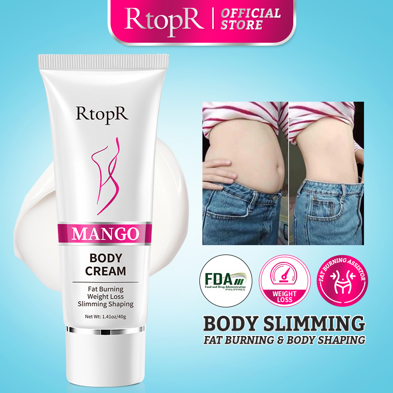 RtopR Kem giảm béo chiết xuất từ xoài giúp săn chắc da tạo đường cong đốt cháy mỡ khối lượng Kem giảm cân Quả xoài Giảm Béo Body Giảm Béo Định Hình Tạo Đường Cong Đẹp Làm Săn Chắc Cơ Thể 40g - INTL