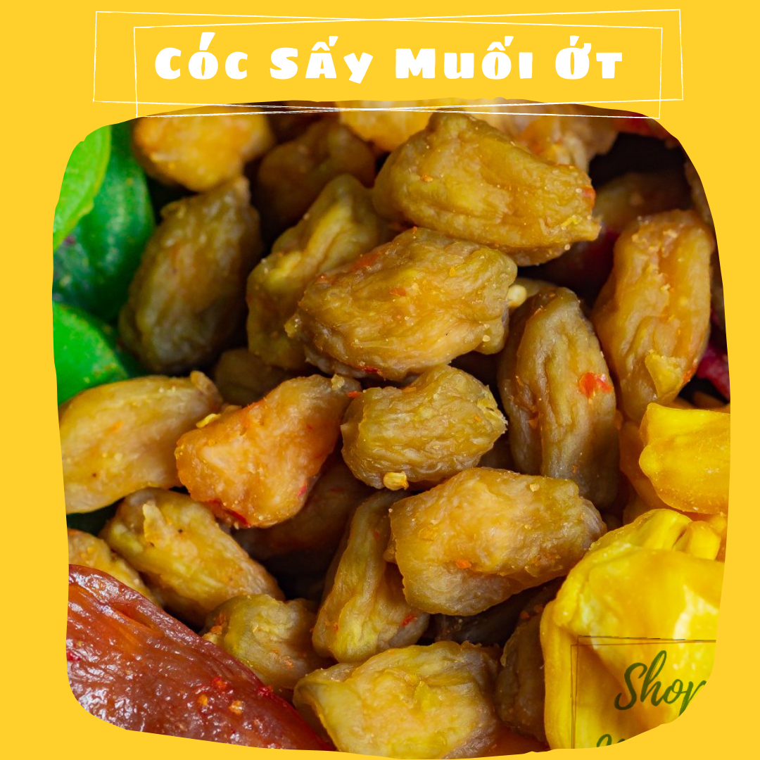 Cóc bao tử sấy muối ớt 250g - cóc non sấy dẻo - shop mẹ bắp