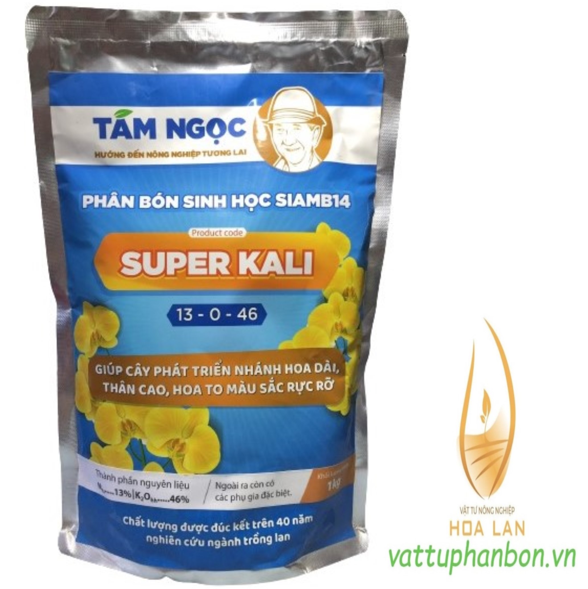 Phân bón sinh học super kali tám ngọc - #484# 1kg