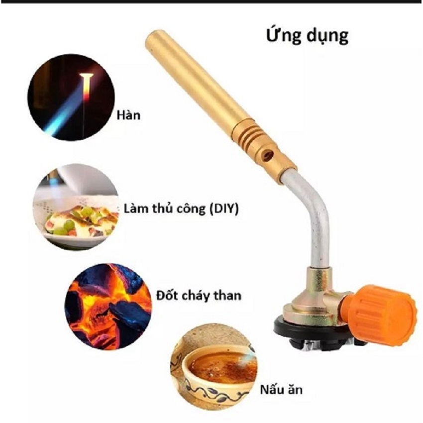 [ LOẠI TỐT BẢO HÀNH 6 THÁNG ] Đầu khò hàn ống đồng - Đầu khò lửa - Sử dụng bình gas mini - Khò gas cầm tay, đầu khò gas mini, khò gas loại 1 ( tặng kem 1 đũa hàn và bột hàn )