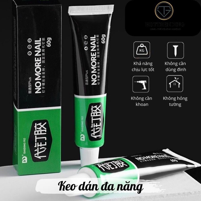 Combo 2 Keo Dán Đa Năng Siêu Dính - Dán Chắc Như Đóng Đinh - Chuyên Dùng Dán Các Đồ Vật Thay Thế Đinh Vít - Chất Lượng Nhật Bản