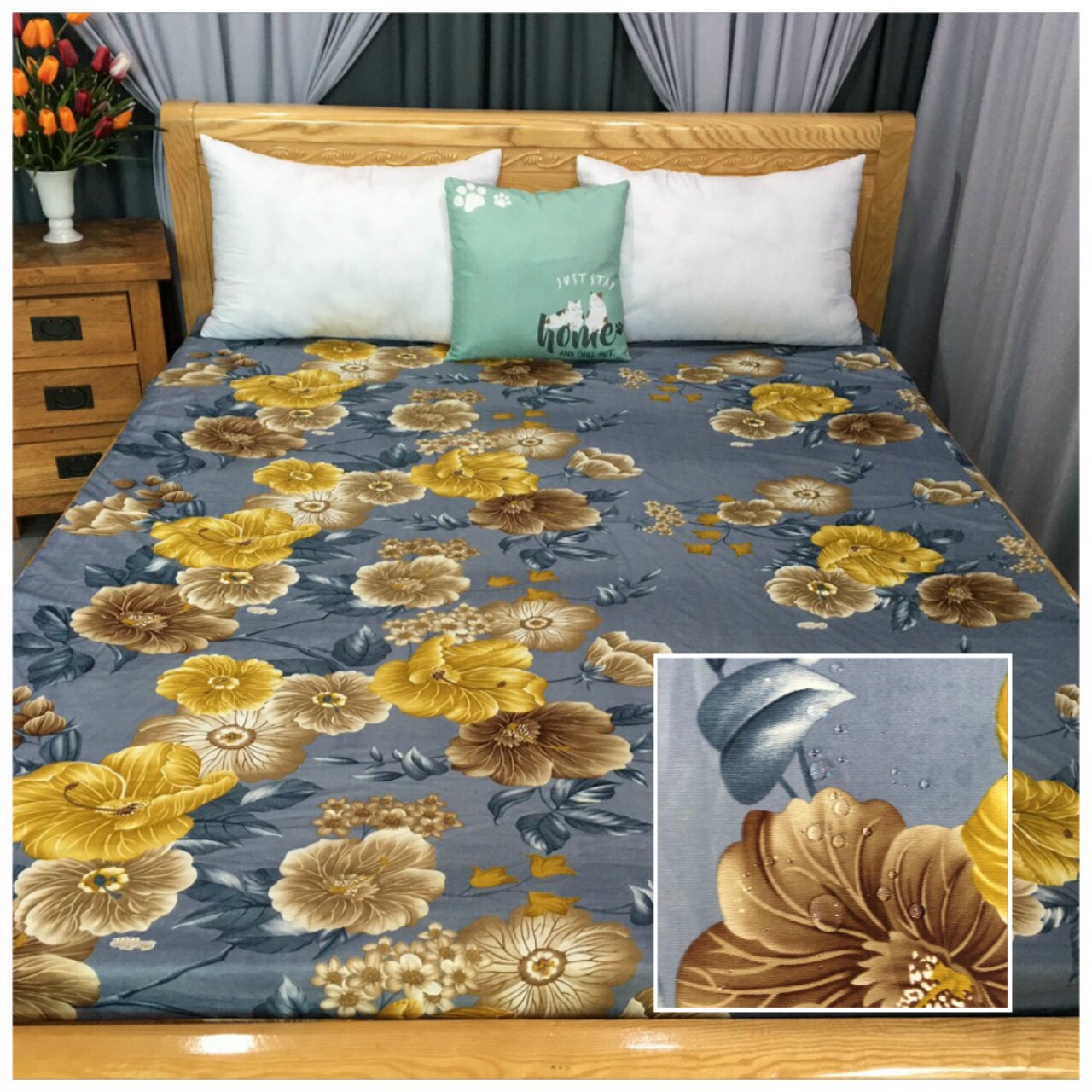 Drap chống thấm cao cấp 1m2x2m,