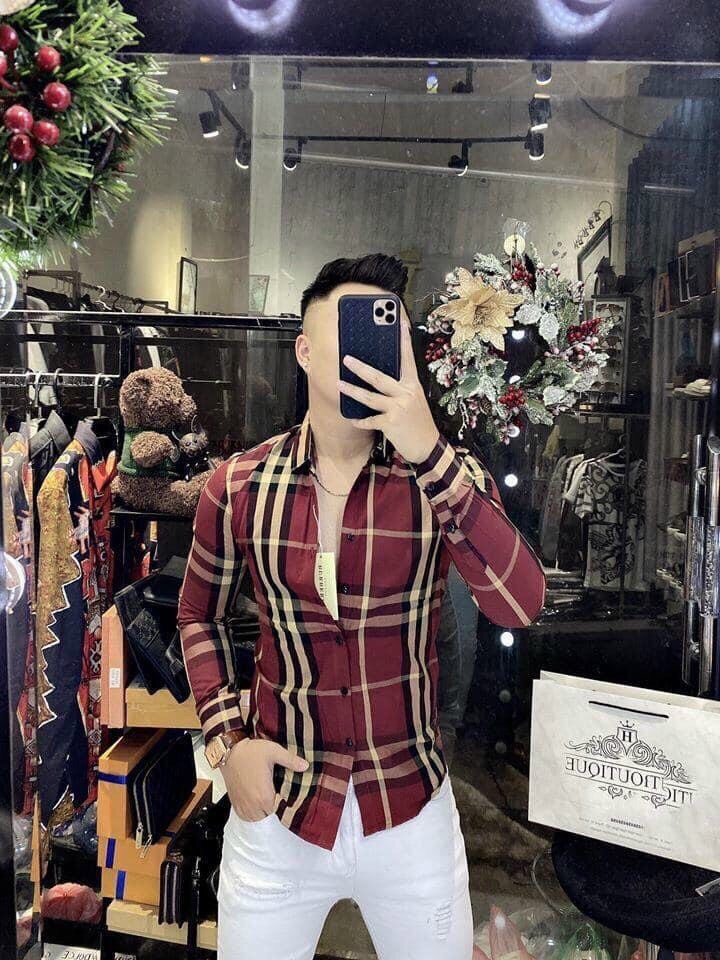 ÁO SƠ MI NAM DÀI TAY SỌC CARO ĐỎ THỜI TRANG, MÀU NHƯ ẢNH, PHONG CÁCH TRẺ TRUNG , NĂNG ĐỘNG , CÁ TÍNH , UNISEX. BEAUTIFUL GIRL ZZ076