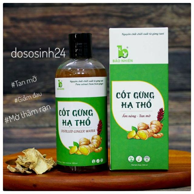 Bảo nhiên - cốt gừng hạ thổ 330ml, cam kết hàng đúng mô tả, chất lượng đảm bảo an toàn đến sức khỏe người sử dụng