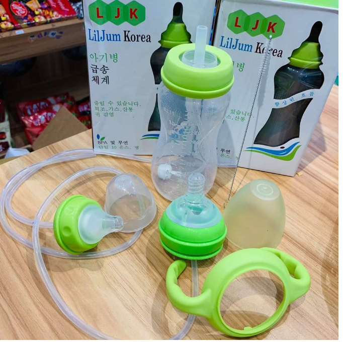Bình sữa rảnh tay lil' jumbl 300ml