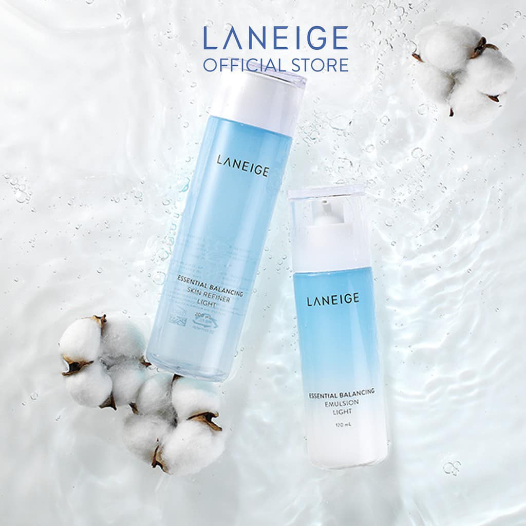 Nước Hoa Hồng Dành Cho Da Nhờn La_neige Power Essential Skin Refiner Light 200ml